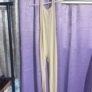 Stylish Beige Jumpsuit